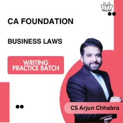 CA Foundation Business Law (Writing Practice Batch) for May 26
